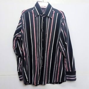 Hawes & Curtis Hurst Slim Striped Shirt Men's XL